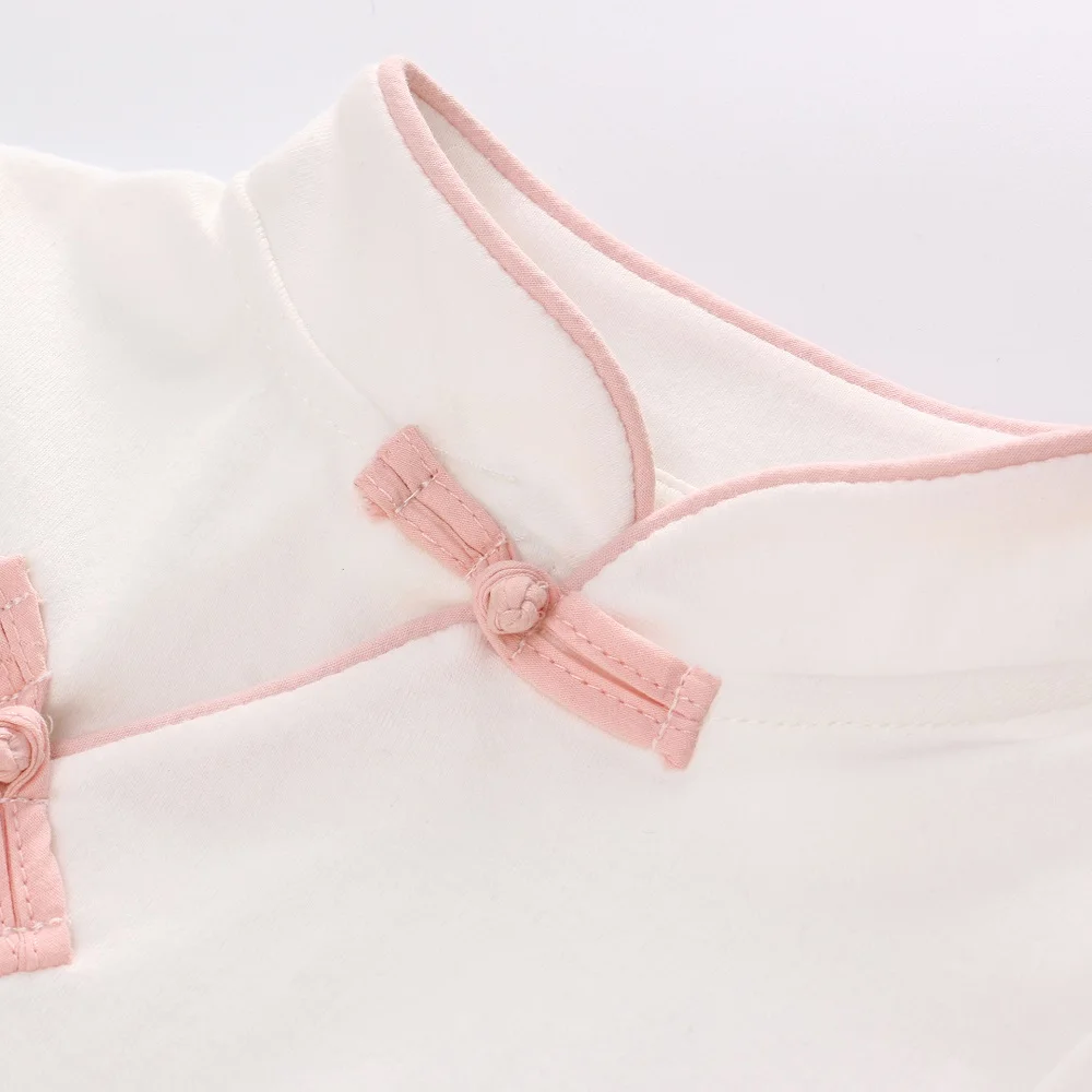 Vlinder детская одежда костюмы с юбкой для девочек новый костюм в китайском стиле из