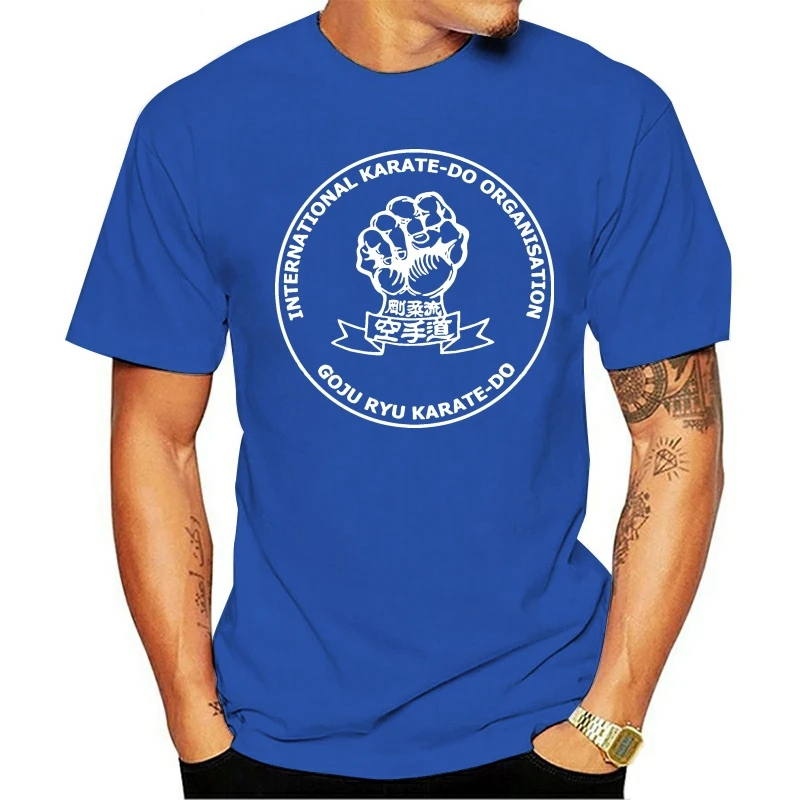 2021 удобная модная 100% хлопковая Футболка для женщин Goju Ryu Kai Karate Do Retno Logo 100 Мужская