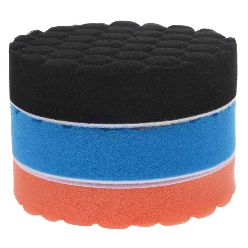 3x Шестигранная логическая буфферная полировальная прокладка набор для