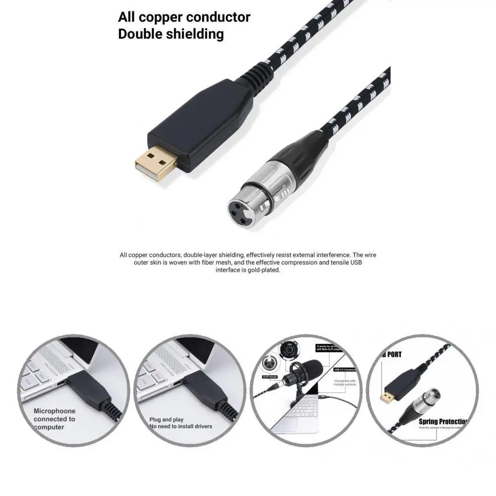 

Прочный шнур для подключения микрофона к гнезду XLR