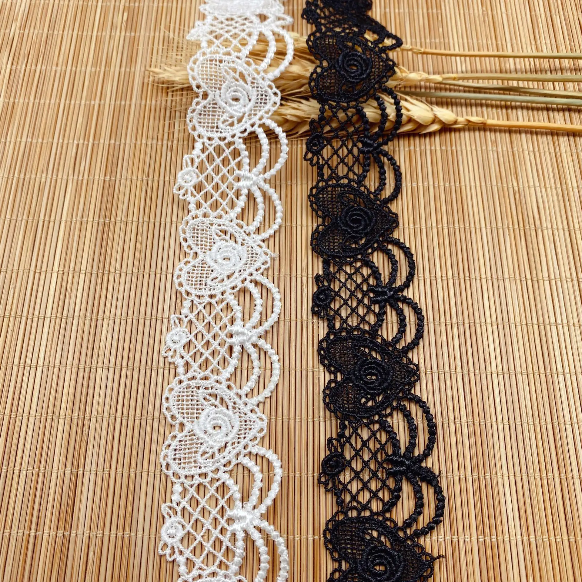 

Peach heart lace accessories handmade DIY skirt accessories