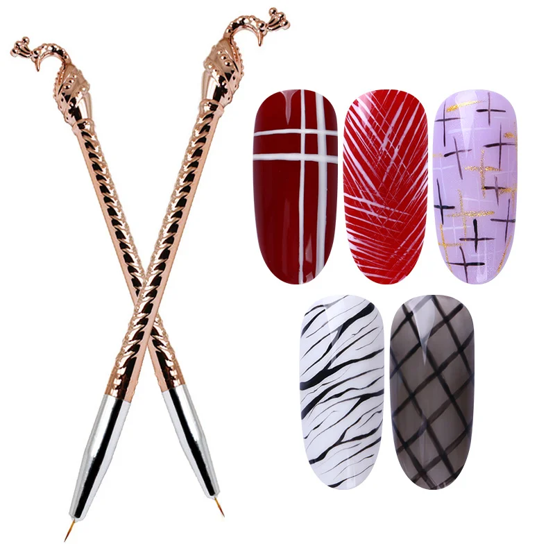 1 шт. инструмент для маникюра ручка рисования ногтей съемная кисть