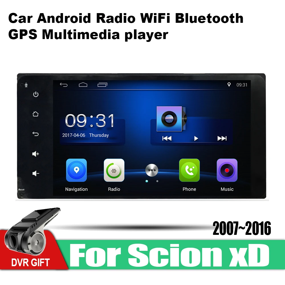 ZaiXi Android автомобильный GPS мультимедийный плеер для Scion xD 2007 ~ 2016 навигатор Радио