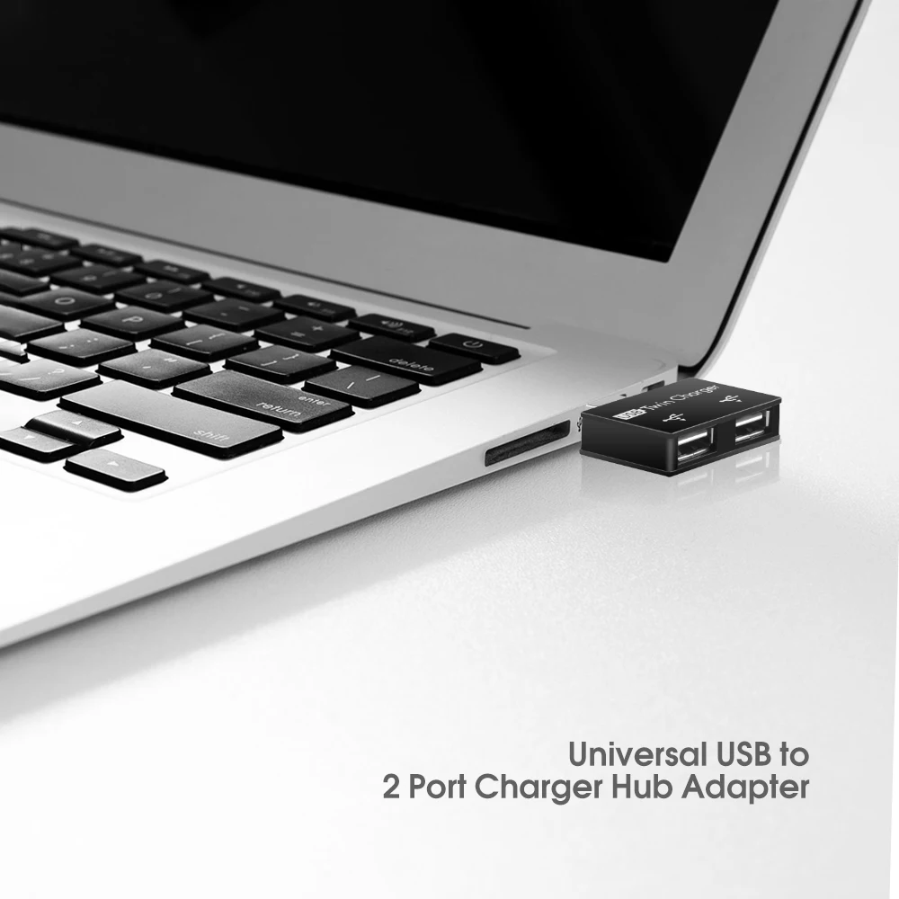 USB 2.0 Male To Twin Charger Dual 2 Port Splitter Hub Adapter Converter Charging Wire Plug For Laptop PC | Компьютеры и офис