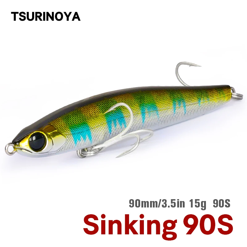 TSURINOYA 90S погружная рыболовная приманка карандаш фехтовальщик DW83 90 мм 15 г длинная