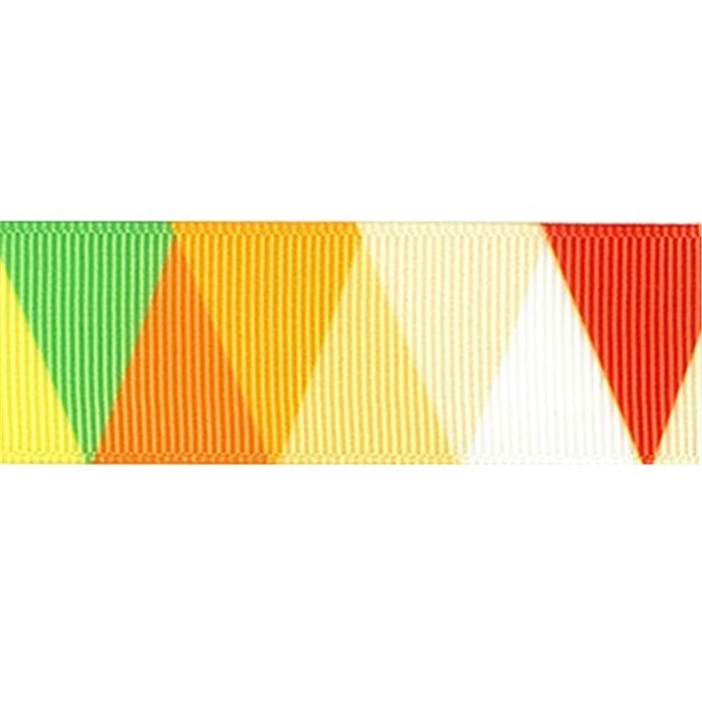 Лента для волос с геометрическим узором 25 мм 5 ярдов декоративно-упаковочная