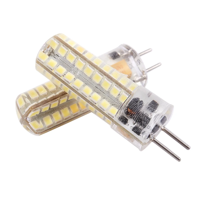 2x 6.5W GY6.35 LED Bulbs 72 2835 SMD 320lm 50W Halogen Lamps Equivalent Dimmable Pure White 6000K 360 Degree Beam Angle Sili | Освещение