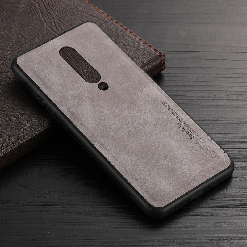 Чехол AMMYKI для Oneplus 6 6T 7 8 Pro мягкий силиконовый 1 + кожаный чехол One plus | Мобильные