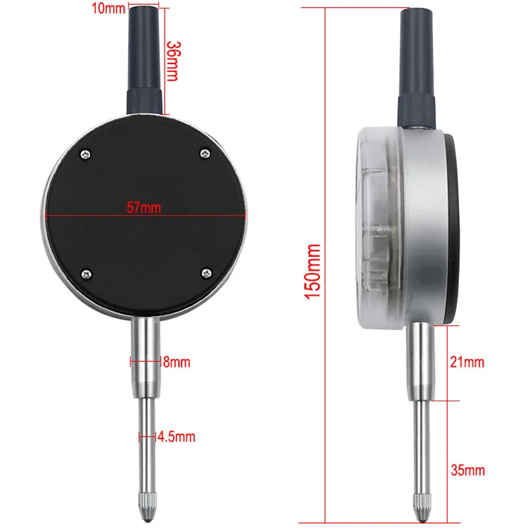 

Usb Charging Model 0-25.4mm Touch Screen Dial Indicators Mechanics Dial Gauge High-Precision Digital Display Measure Tool