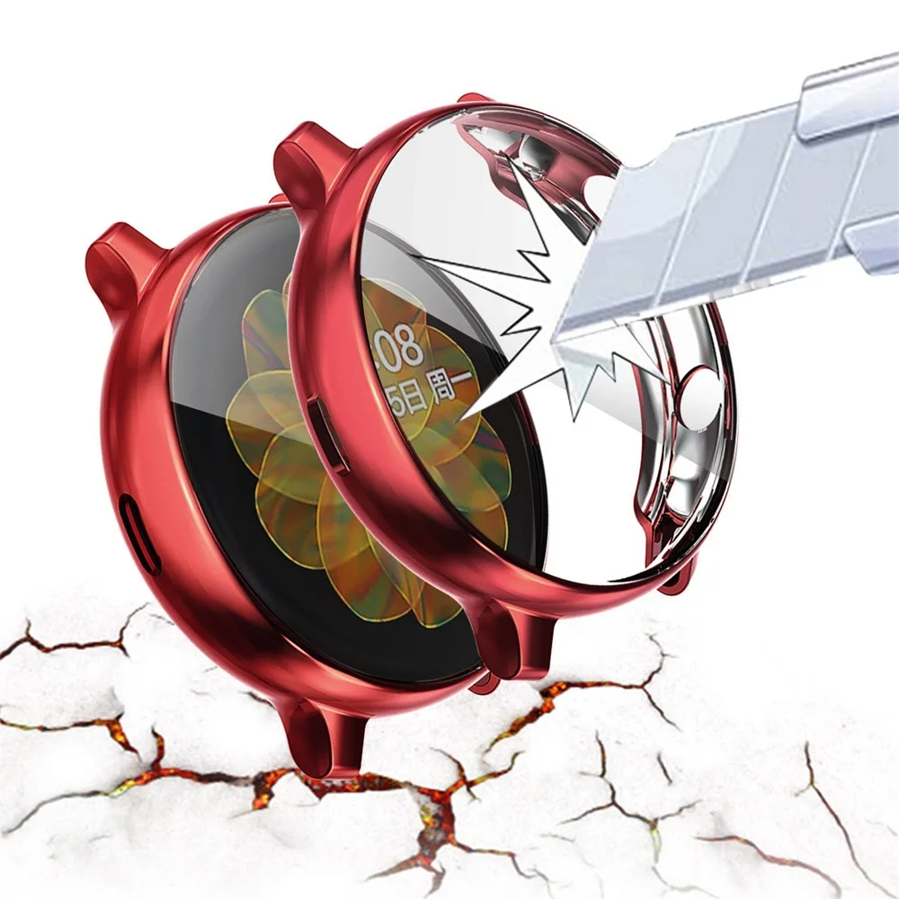 Ультратонкий защитный чехол из ТПУ с гальваническим покрытием для часов полная