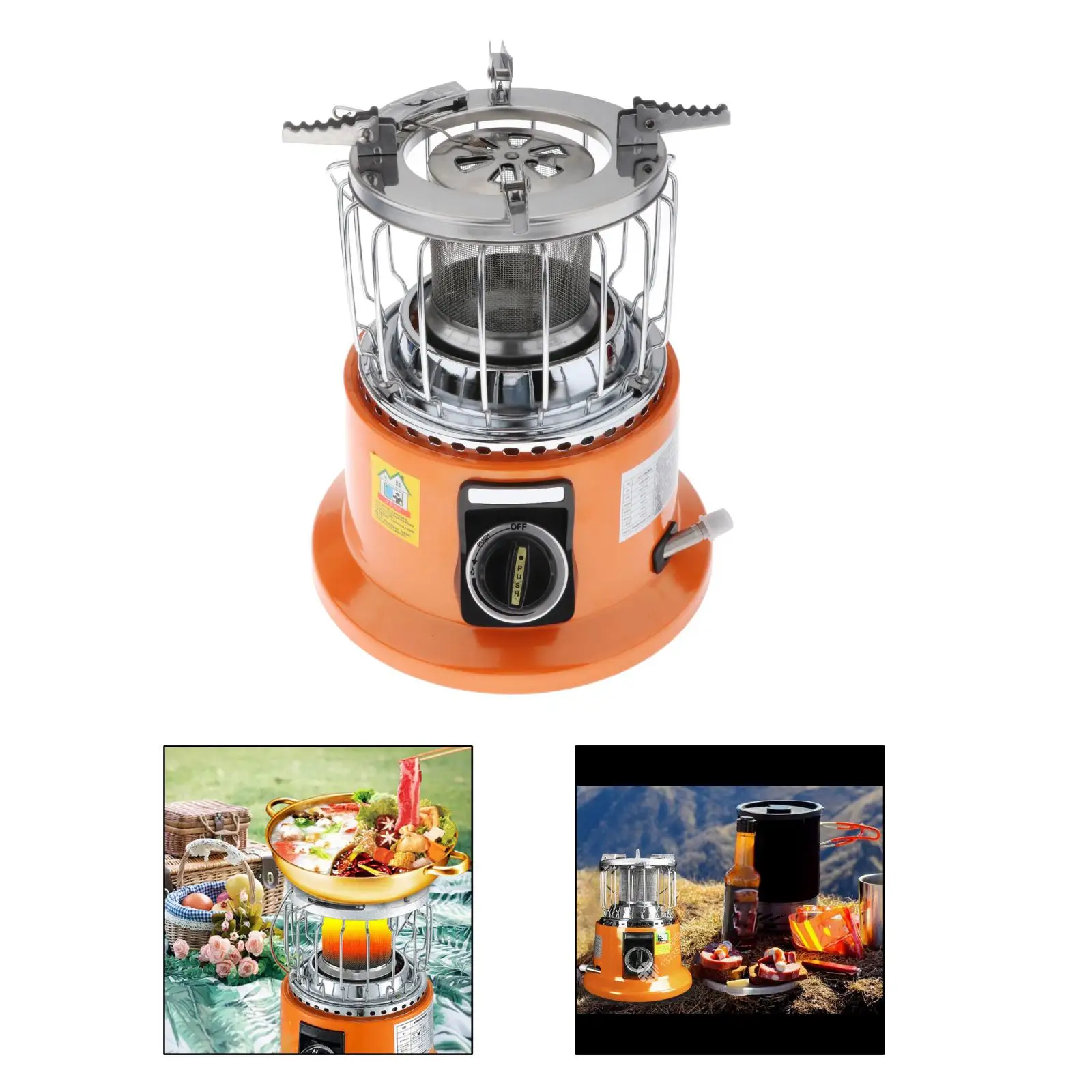 2 в 1 газовая плита нагреватель 3 кВт сжиженный газ компактная палатка горелка |