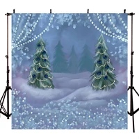 mehofond winter christmas photography backdrops oil painting pine tree bokeh dots newborn portrait photo background photophone