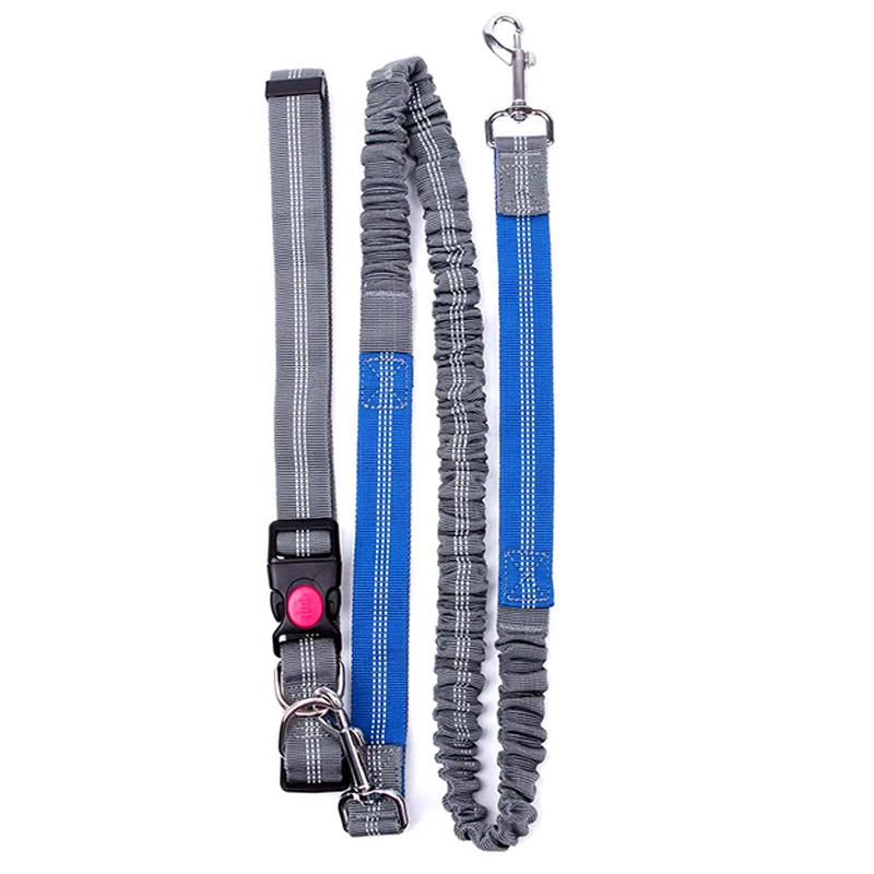 1 шт. поводок для собаки с ручкой без рук эластичный светоотражающий рюкзак пояс