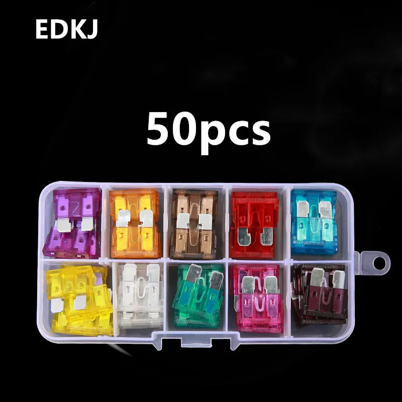 Автомобильный предохранитель среднего размера 2 А 3 5 7 10 15 20 25 30 35 50 шт. |