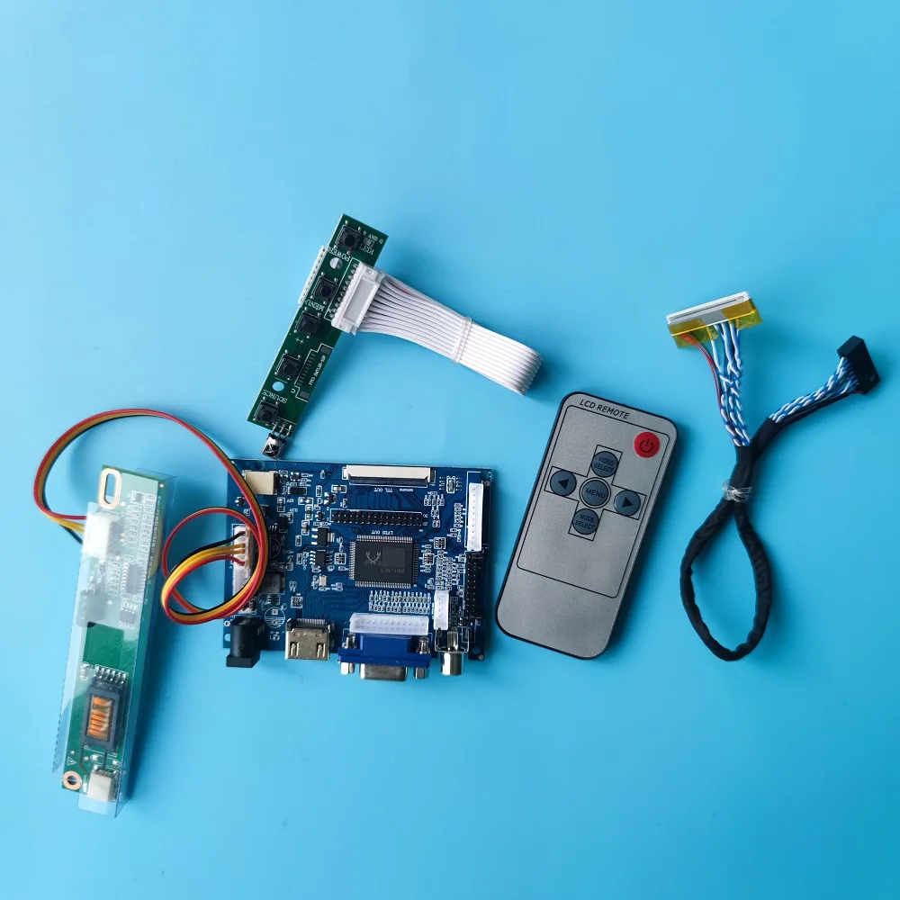 

VGA Controller Board kit Work For B121EW07/LTN121AT02/LTN121W1/LTN121W3 12.1" 1280×800 LCD Screen remote 2AV display panel