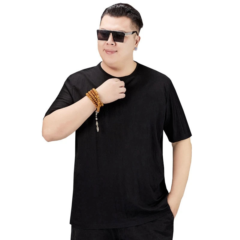 Размера плюс 7XL 8XL 9XL 10XL 12XL Мужская футболка с короткими рукавами летние футболки