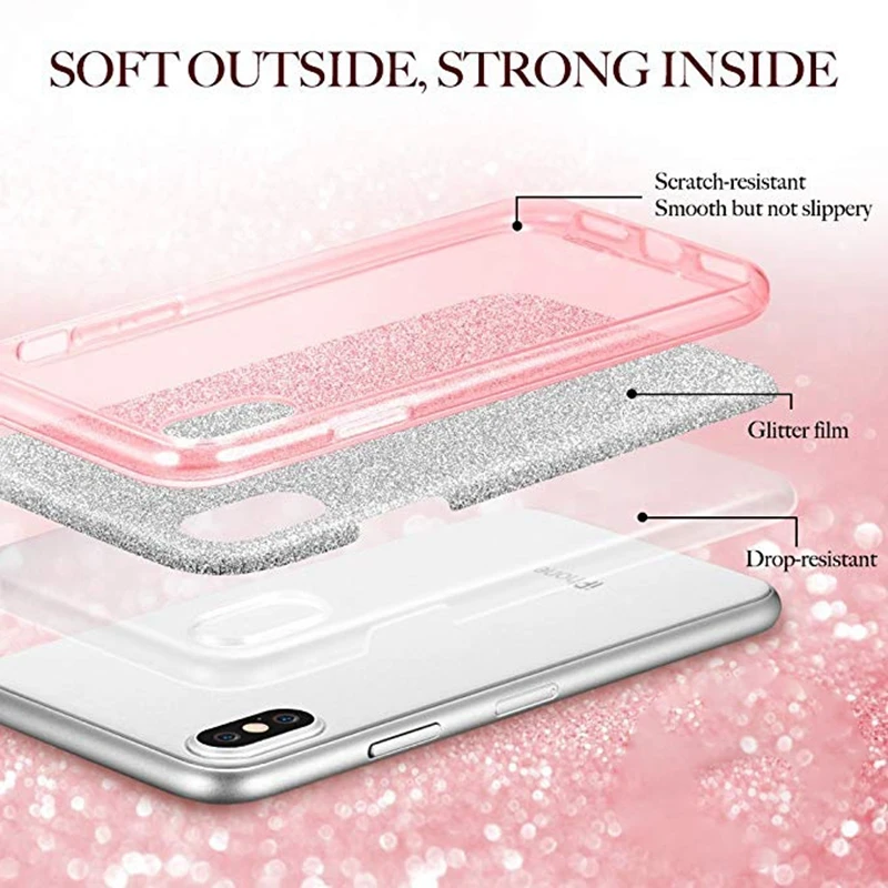 Утепленные водостойкий блеск чехол КРЫШКА ДЛЯ samsung Galaxy A10 A10E A20E A40 A70 A20 A205 A30 A50 противоударные Чехлы 3 Слои ТПУ+ ПК