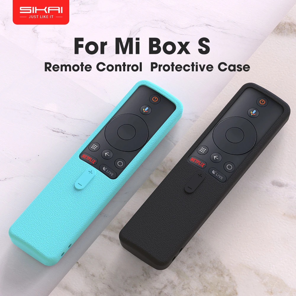 

SIKAI Silicone Remote Control Case For Xiaomi Mi Box S TV Stick Remote Controller Case Soft Plain Remotecontrol Protector Cover