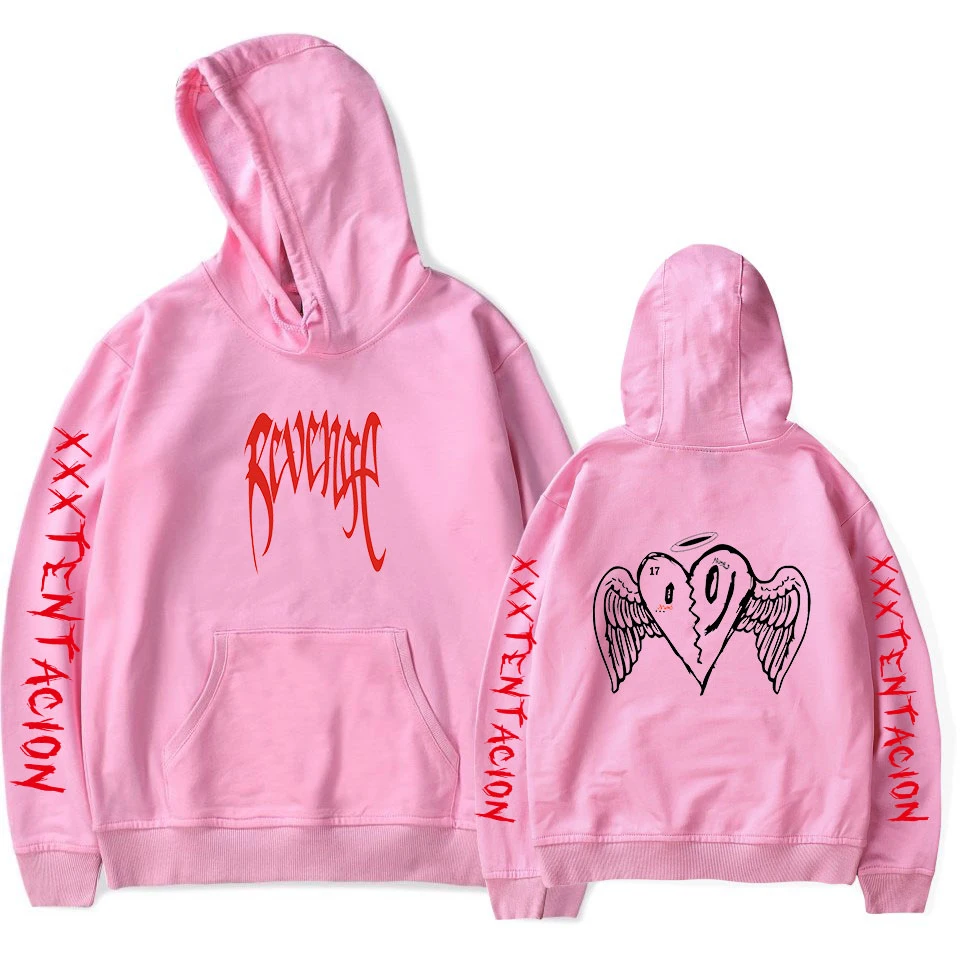XXXTentacion Hoodies Men's Fashion Harajuku Vintage Hip Hop Streetwear Sweatshirt Rapper Plus Size Clothing | Мужская одежда
