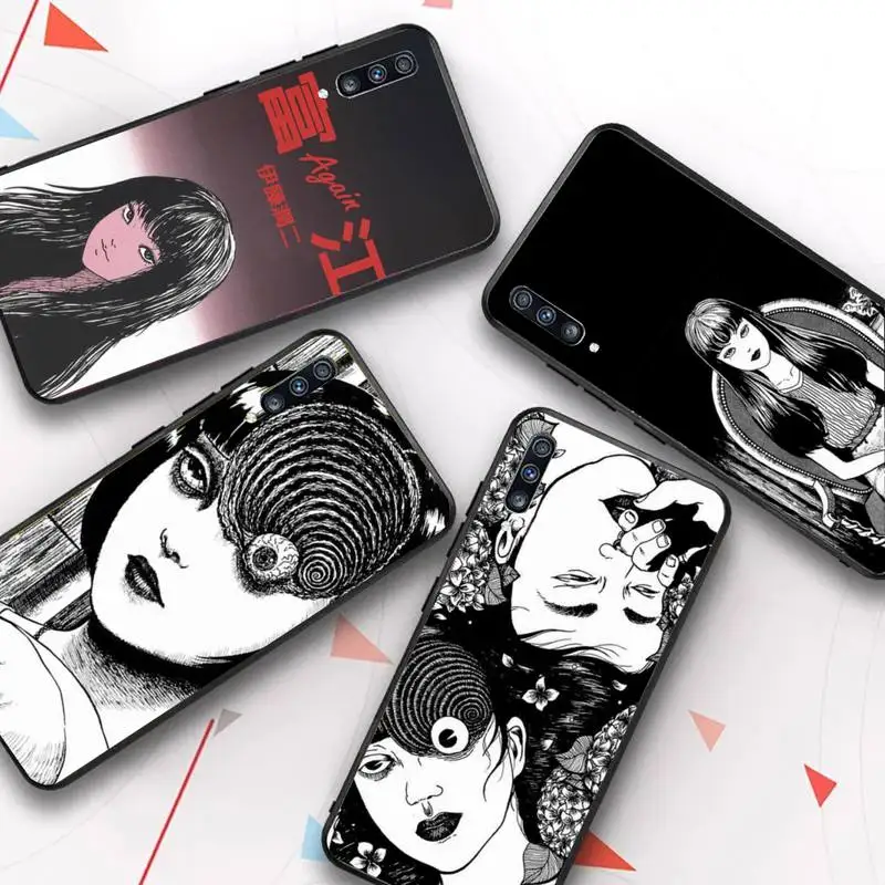 

Horror comic junji ito Tomie Tees Phone Case for Samsung Galaxy A51 30s a71 Soft Silicone Cover for A21s A70 10 A30