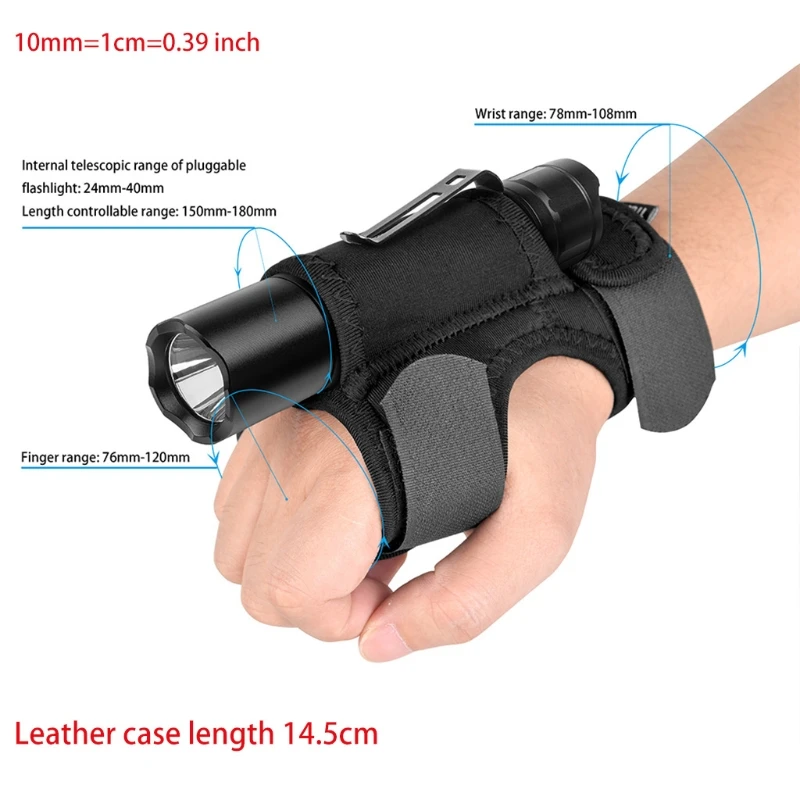Ремень вспышка светильник кобура перчатки без пальцев ремень для Верный G2 6P E2L с