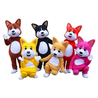 halloween husky dog mascot costume suit fox cosplay party game adult unisex dress halloween inflatables outdoor decorations