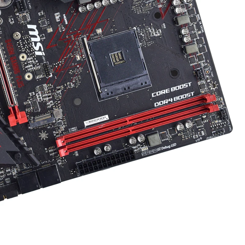 Bestellen Für MSI B450M GAMING PLUS Desktop-Motherboard Sockel AM4 DDR4 Für AMD B450 M.2 PCI-E 3,0 450 M Micro ATX Verwendet Original Mainboard