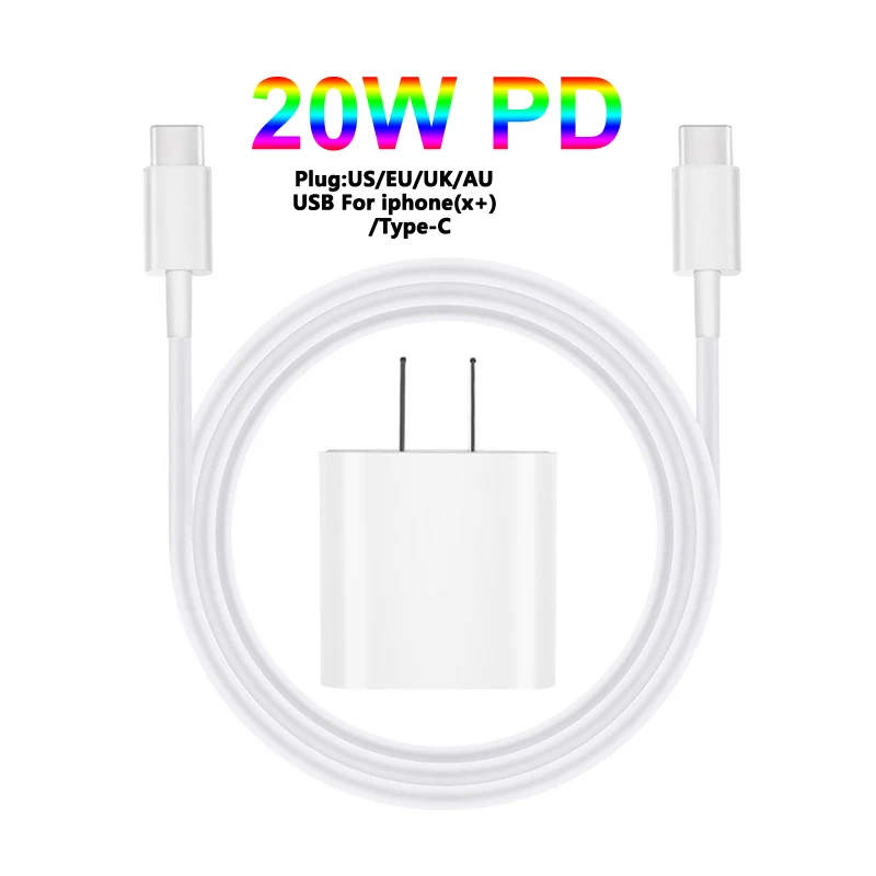 Кабель PD USB Type-C на type-c для iPhone 12 Mini Pro Max 20 Вт кабель быстрой зарядки и передачи