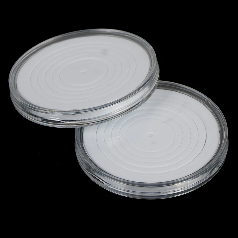 Пластиковый держатель для монет 16 36 мм чехол хранения в капсулах коробка с