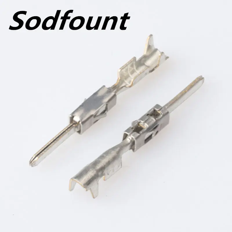 100 шт, H62, Мужская лампа с латунной лужкой 1,5 мм, обжимная Клемма для коннектора, Φ × A