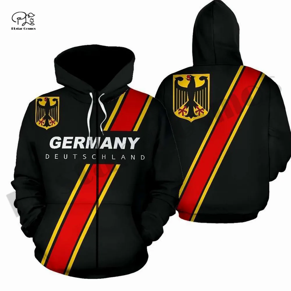

PLstar Cosmos 3DPrint Newest Germany Country Flag Culture Funny Unique Harajuku Streetwear Unisex Hoodie/Sweatshirt/Zip Style-2