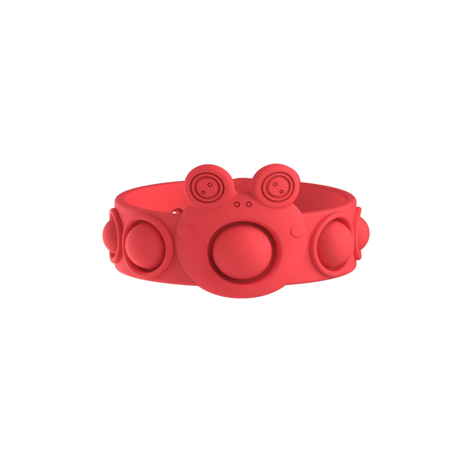 

Deratization pioneer Bracelet bubble puzzle decompression Finger Music silicone toy watch with new products