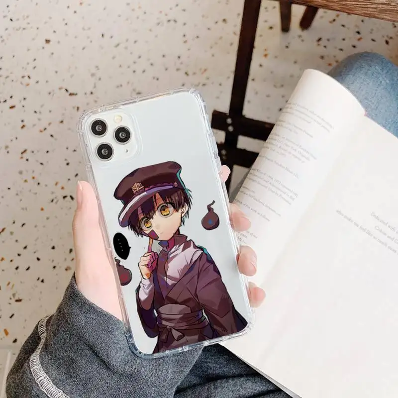 

Toilet bound hanako kun Phone Case Transparent for iPhone 11 12 mini pro XS MAX 8 7 6 6S Plus X 5S SE 2020 XR