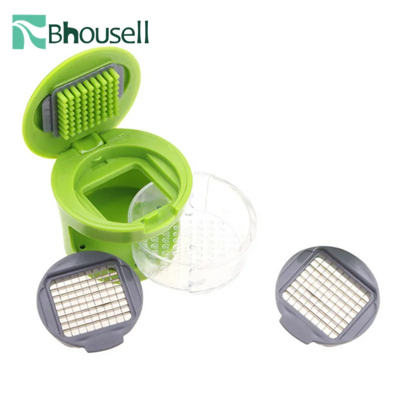 Кухонные гаджеты 2020 2-в-1 Ручной пищевой измельчитель чеснока нож для измельчения