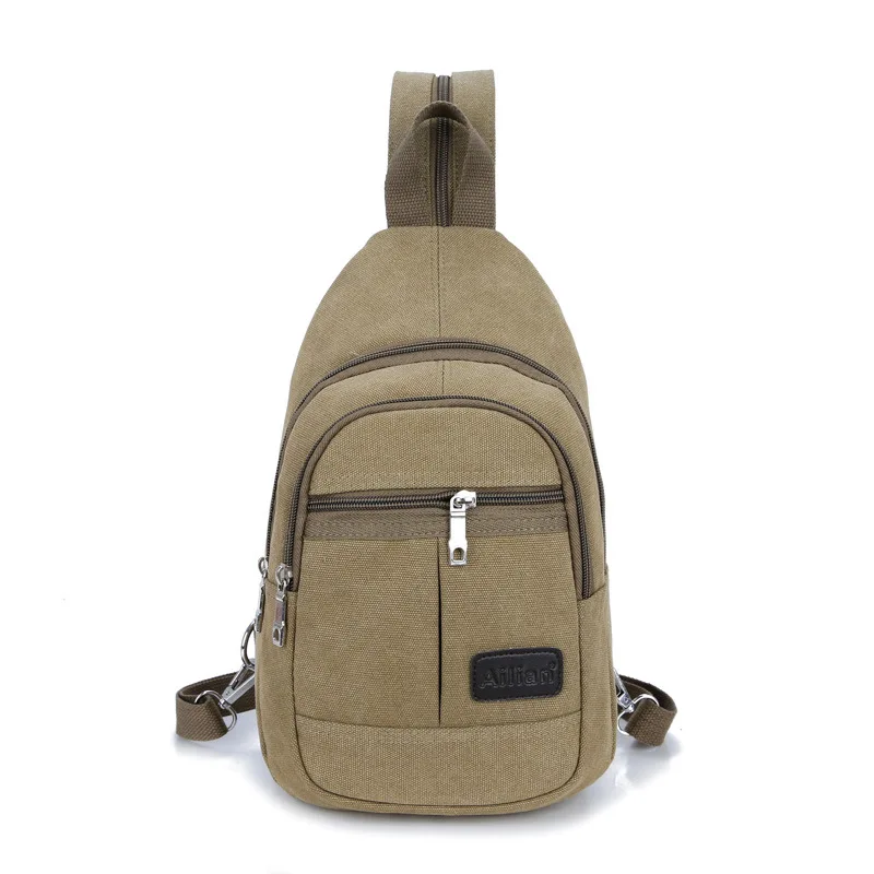 Рюкзак Холщовый в Корейском стиле для мужчин и женщин маленькая Двусторонняя