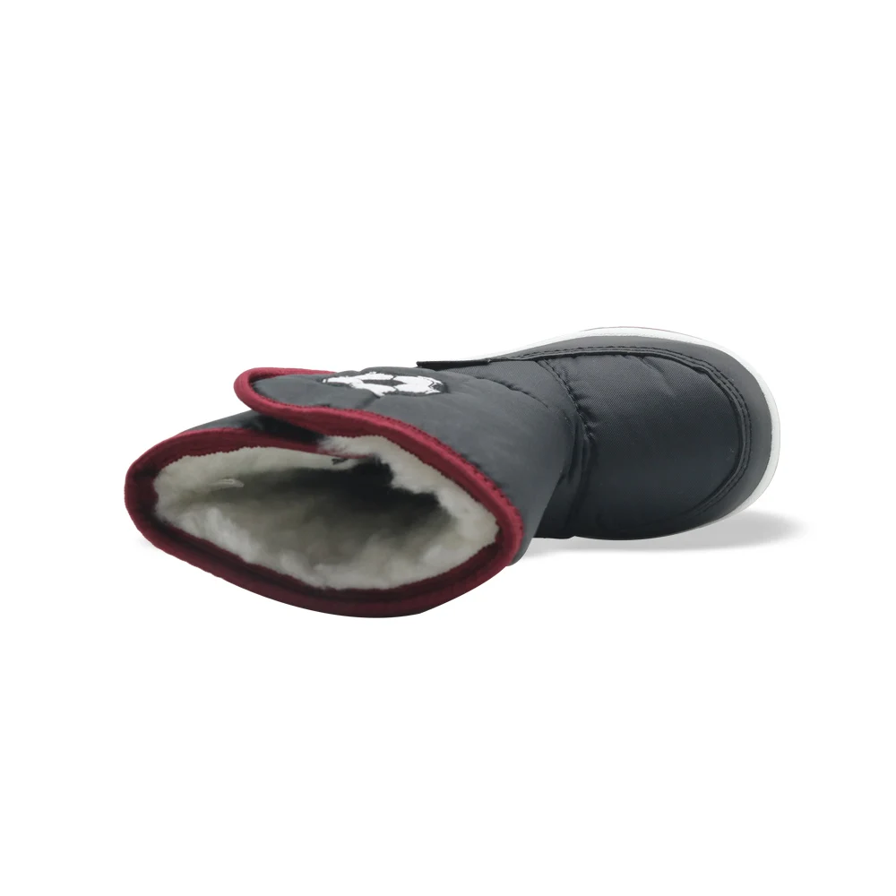 Зимние ботинки Apakowa для мальчиков Детские Водонепроницаемые плюшевые теплые с