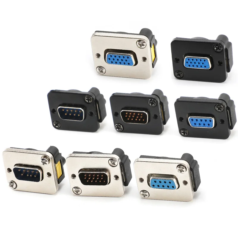 10 шт., разъем типа D DB15 штекер-гнездо