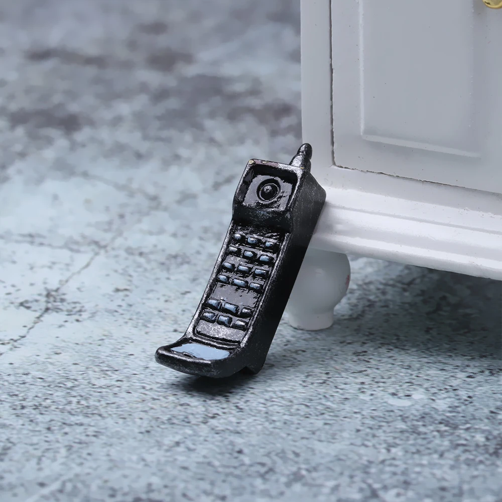 Ретро украшения для кукольного дома игрушка домашний декор телефон мини пианино