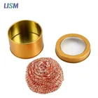 Паяльник для удаления припоя с фильтром шарик для очистки сетки, держатель для губки, медный провод