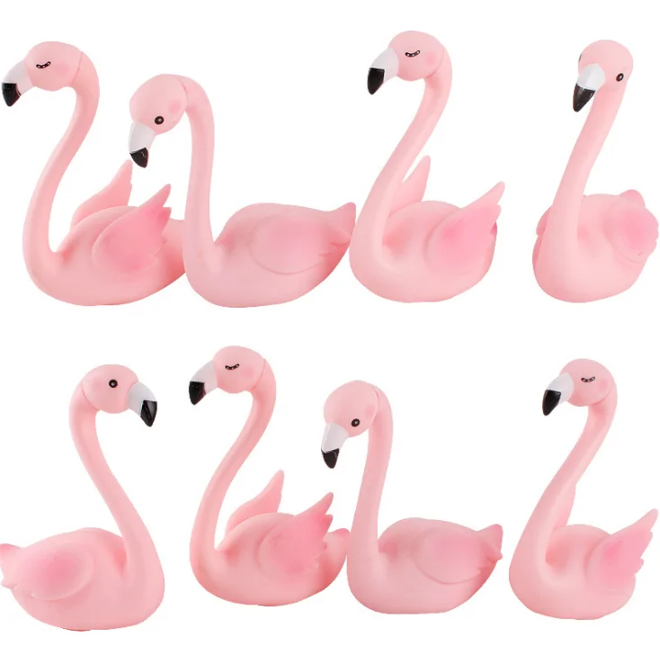 Украшение в виде пары подарок Король Королева розовый Фламинго Декор свадебные