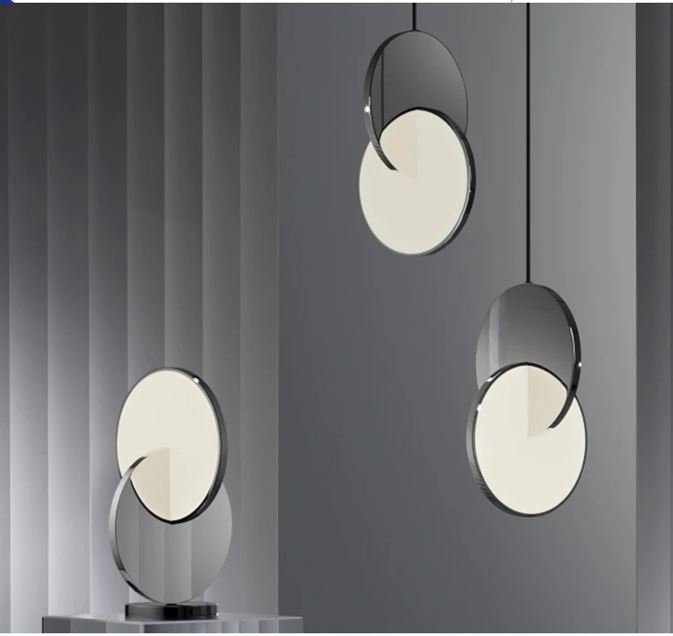 

Modern Design Cross Shape Led Pendant Light Nordic Bar Restaurant Stainless Steel Pendant Lamp Bedroom Lighting Fixture
