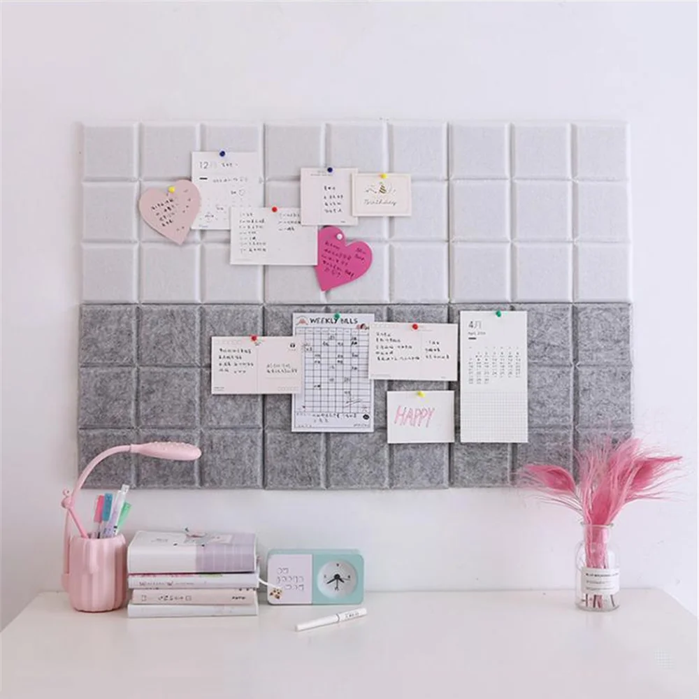

Nordic Style Felt Letter Note Board Message Board Decor for Home Office Planner Schedule Board Photo Display Wall Decoration