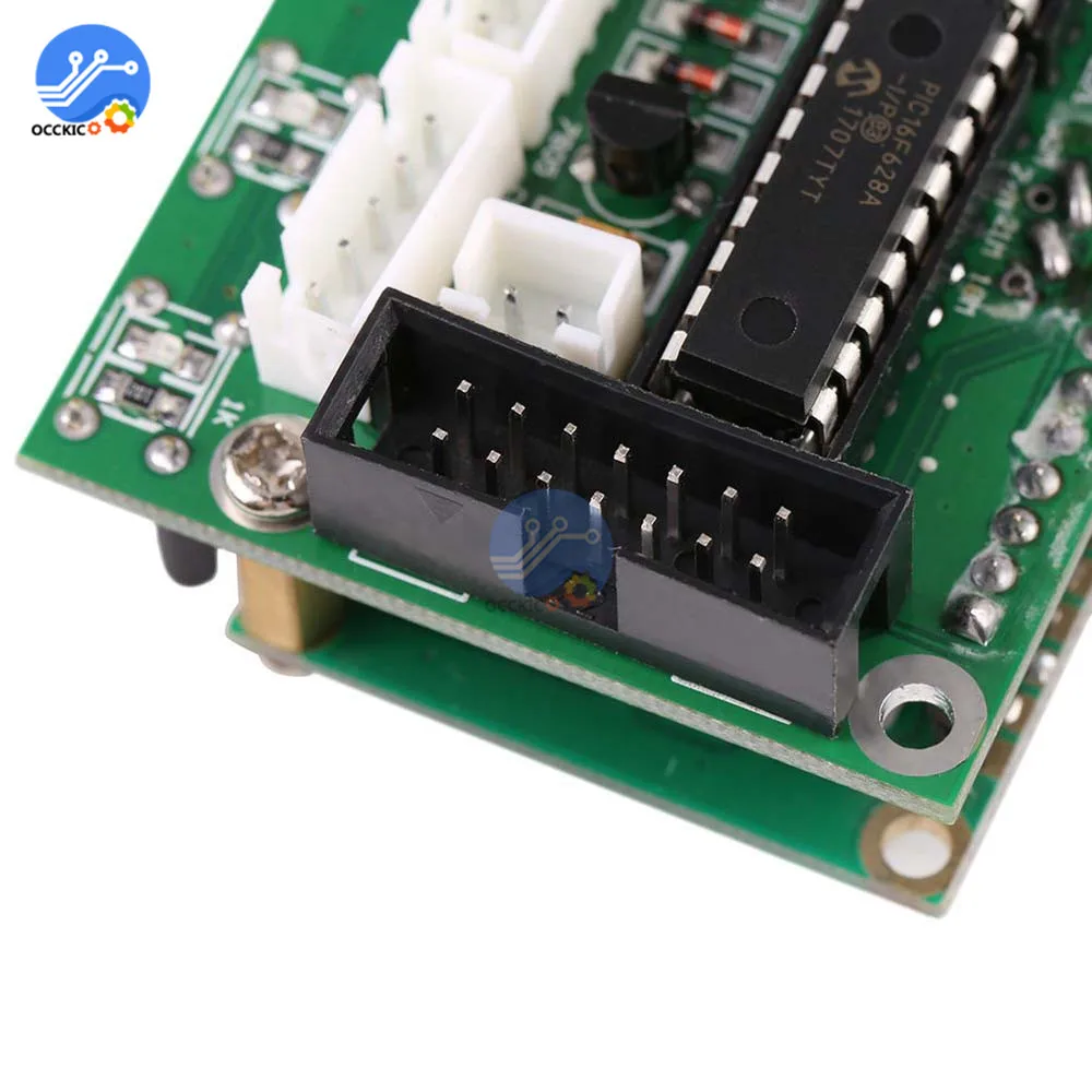 AD9850 6 диапазонов частот 0~ 55 МГц DDS генератор сигналов цифровой HAM Радио RIT VFO SSB частота накидка тестер с желтым экраном
