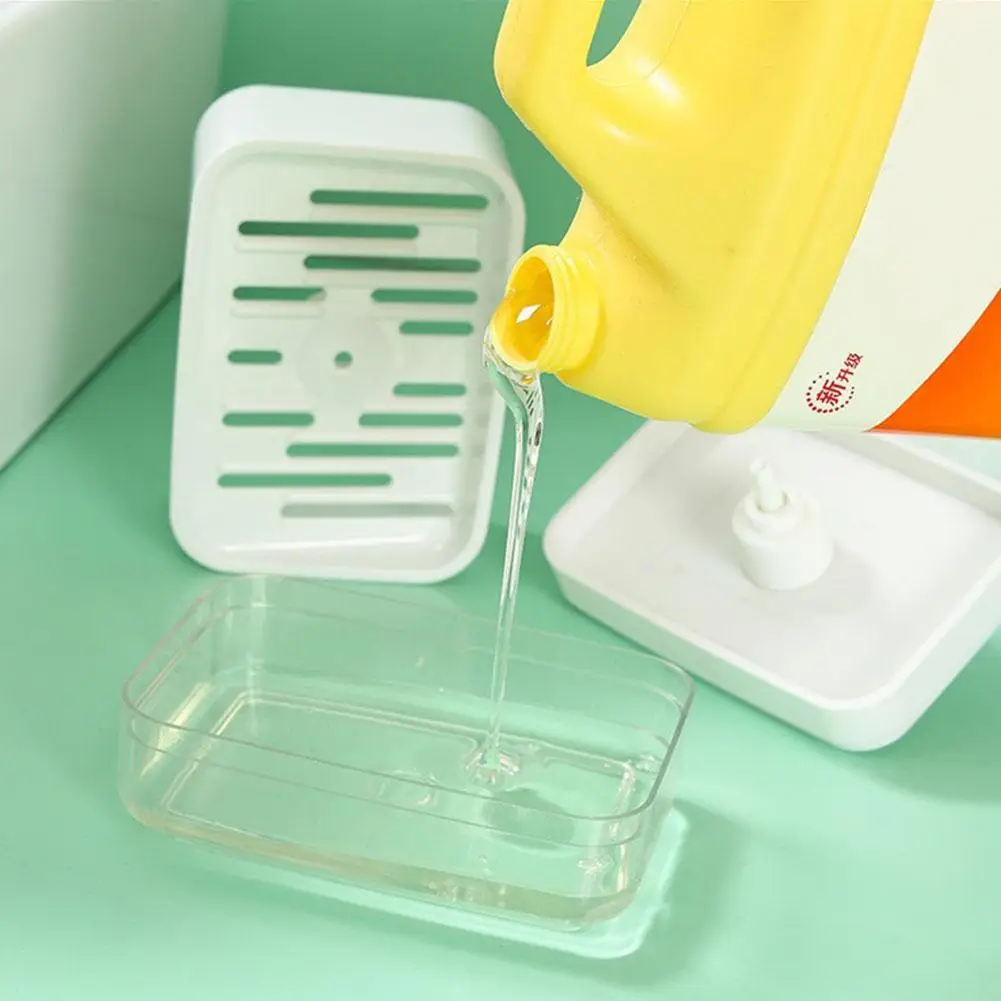 2 в 1 Кухонный Контейнер для мыла и мыла|Чистящие щетки| |