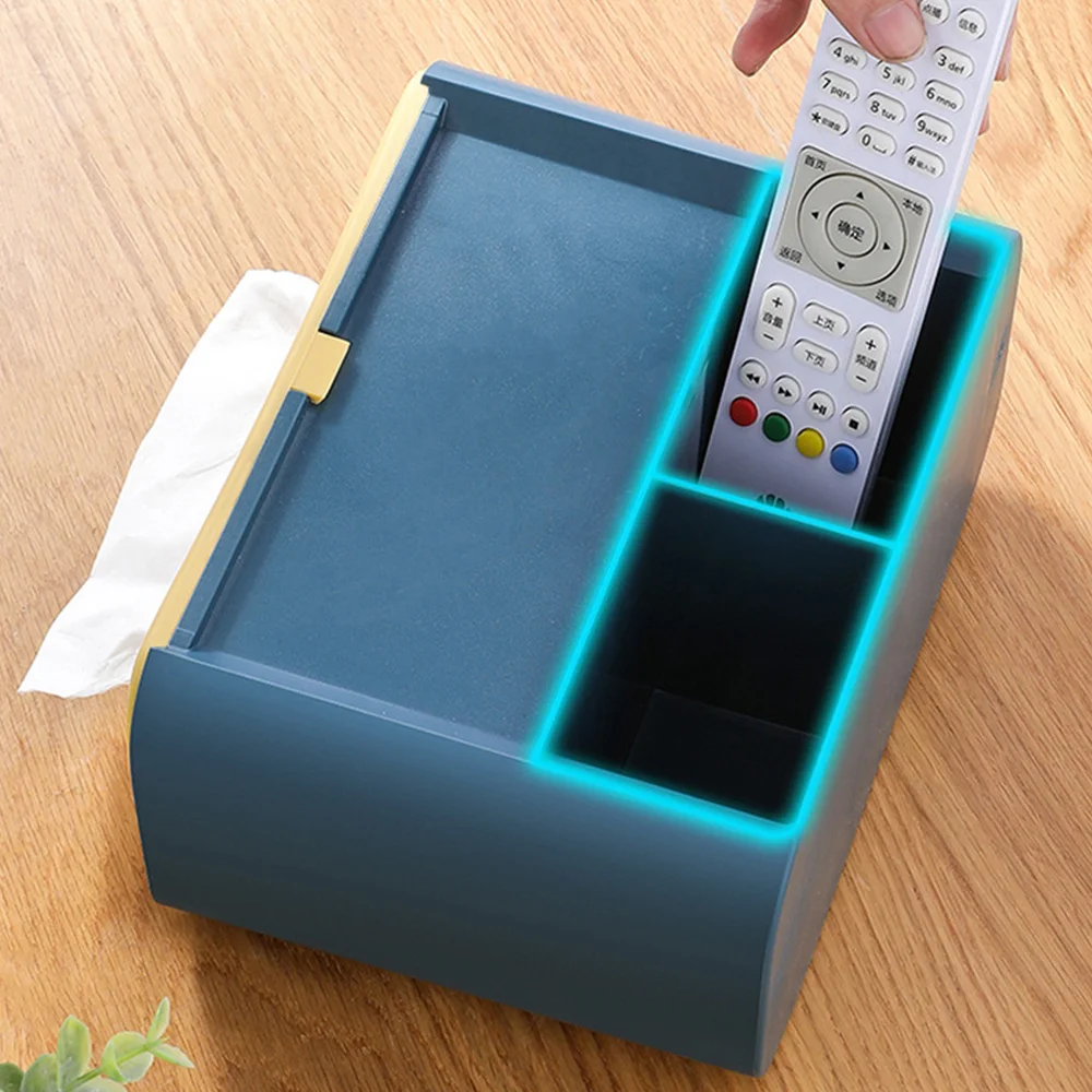 

Nordic Desktop Tissue Storage Box Cover Table Napkin Holder Paper Towel Storage Organiser Phone Stents