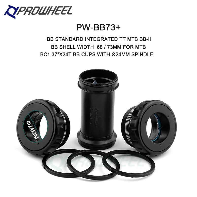 Кронштейн для горного шоссейного велосипеда PROWHEEL BB68/86/73/92/86 BB68/73 мм подходит оси 24