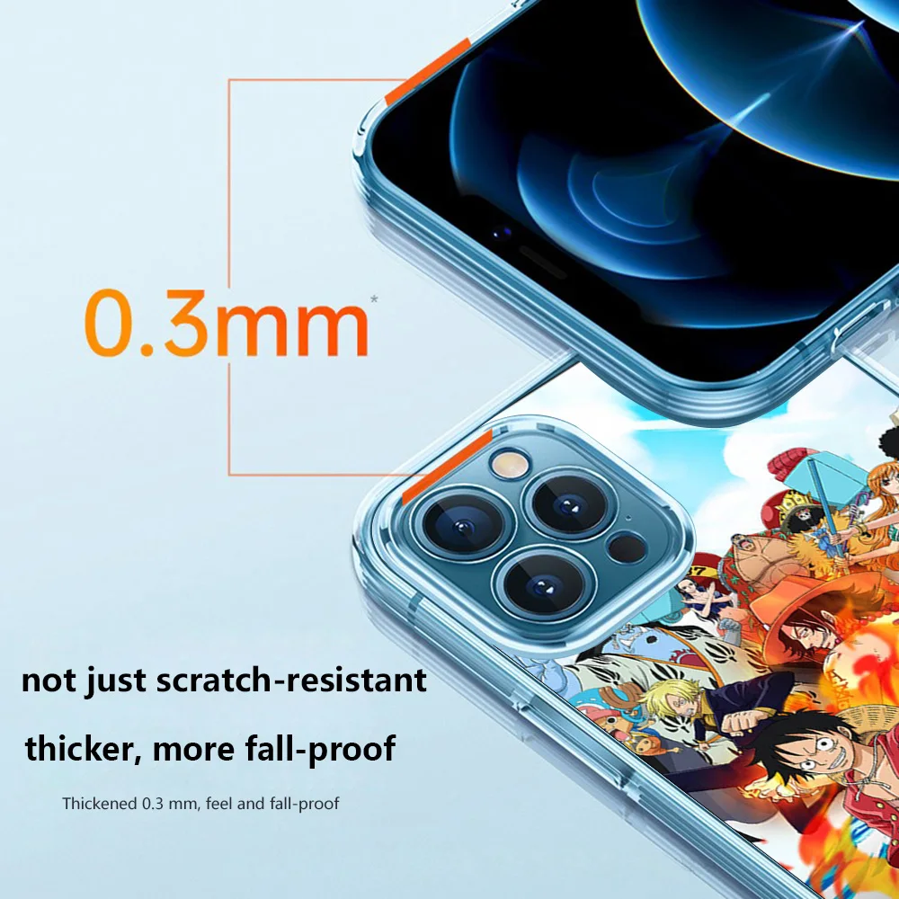 

One Piece Phone Cases For iPhone 12 Pro XS Max XR 7 8 6 Plus 6S 5 Luffy Soft TPU Back Cover For iPhone 11 SE 2020 Coque Fundas