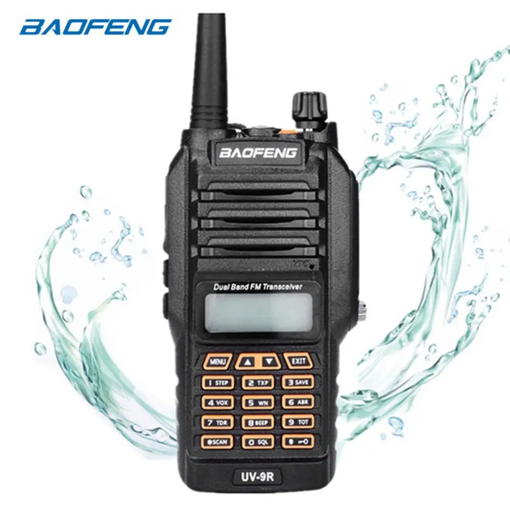 Baofeng UV-9R IP67 8 Вт двухсторонняя портативная рация 10 км Любительское радио двухдиапазонный UV9R портативный CB радиокоммуникатор
