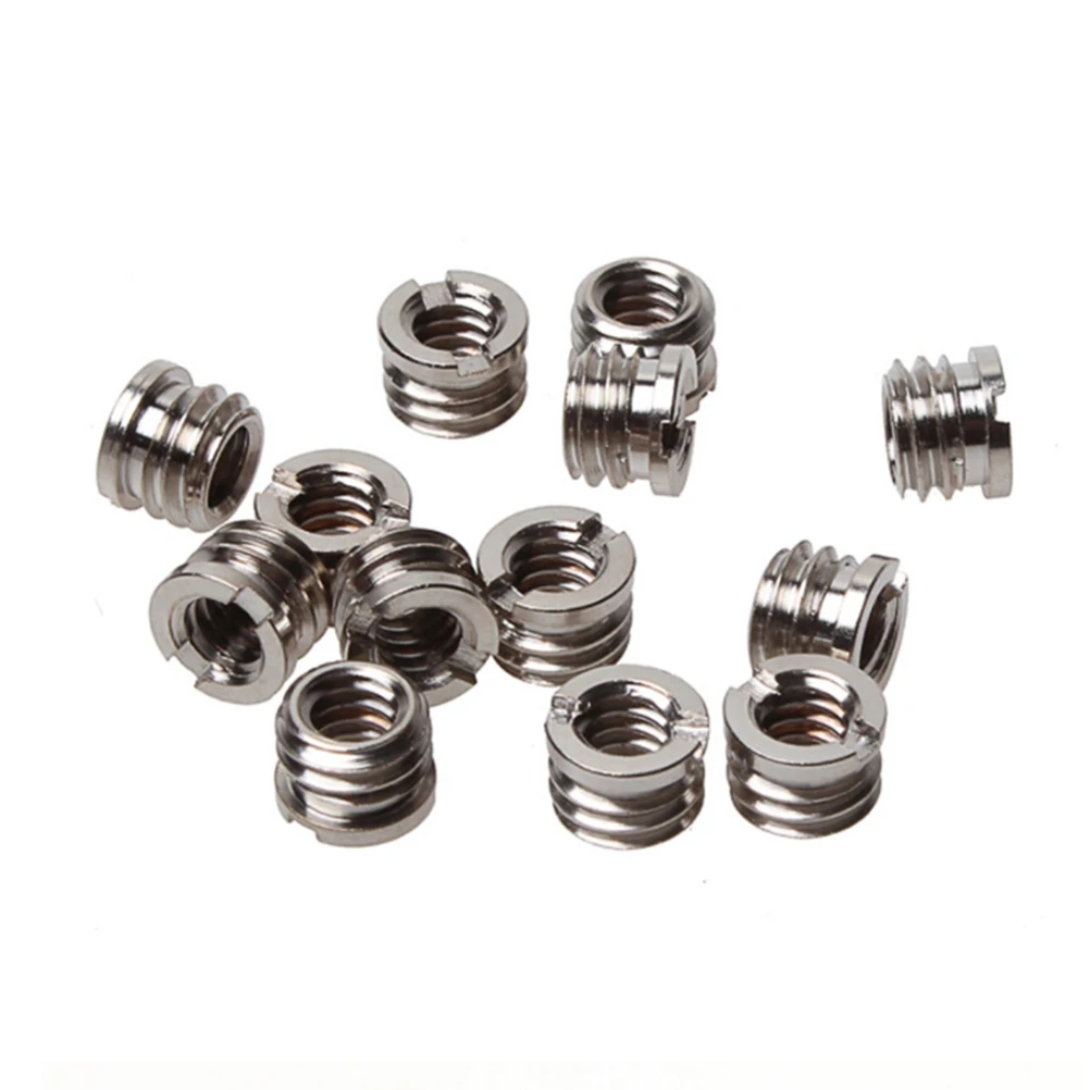

Hot 5pcs 1/4 inch to 3/8 inch Convert Screw Standard Adapter Reducer Bushing Converter for DSLR Camera Camcorder Tripod Monopod