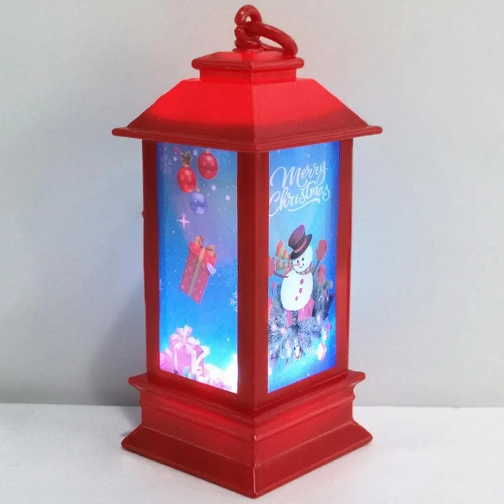 

Christmas Snowman LED Light LED Snowman Vintage Outdoor Candle Lantern with Snowman/Sled Party Decor